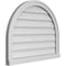 Ekena Millwork Round Top Surface Mount PVC Gable Vent w/ 2"W x 2"P Brickmould Sill Frame, 30"W x 24"H GVPRT30X2403SN - alternate 5